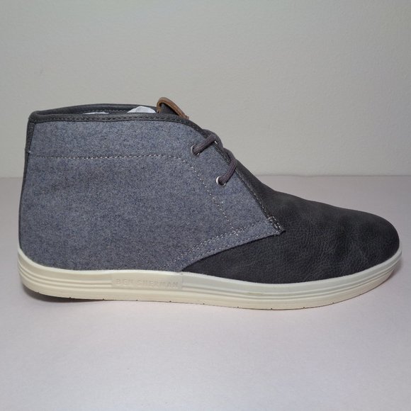 Ben Sherman Size 9.5 M PAYTON Gray Wool New Boots main image 6